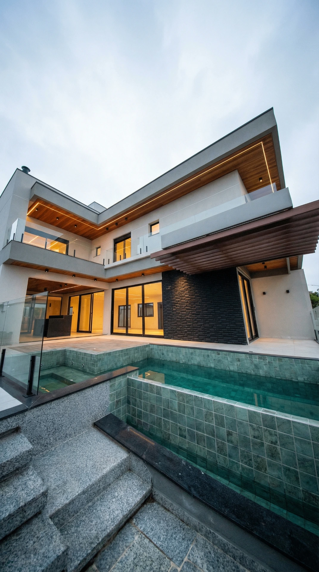 Casa com Piscina Moderna