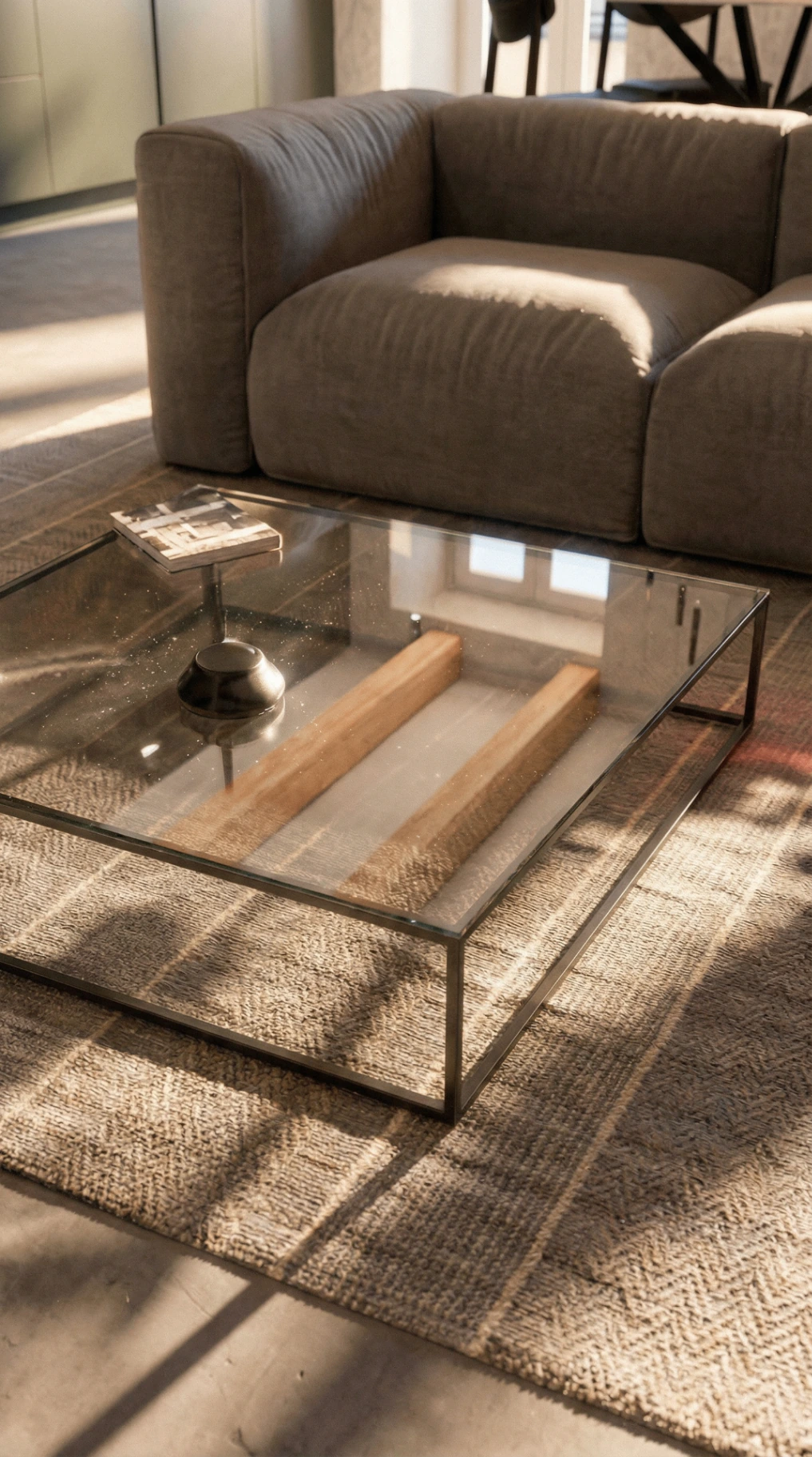 Mesa de Centro em Vidro